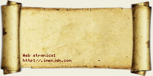 Isidora Vujaklija vizit kartica